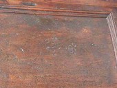Dettaglio della patina originale