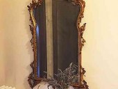 Restauro completato della specchiera antica dorata a foglia
