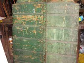 La coppia di scuri antichi prima del restauro