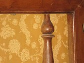 Dettaglio del cancello in legno