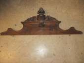 5) Fregio antico in noce scura