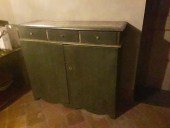 Credenza antica laccata, restaurata