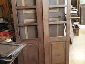 Coppia di ante antiche a giorno