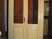 Porta antica Liberty laccata e restaurata.