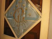 Il vetro antico fatto a mano dipinto