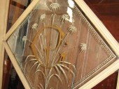 Il dettaglio del vetro antico