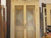 Porta antica laccata a 2 battenti  completa di maestà