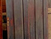 Antica porta a libro retro