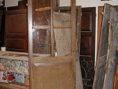 Porta dopo il restauro e la pulitura.