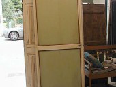 Porta antica laccata, restaurata