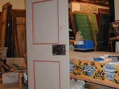 Colore grigio con filetto di contrasto rosa antico