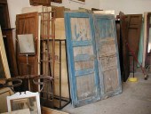 La vecchia porta prima del restauro