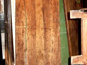Porta antica rustica prima del restauro