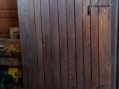 Barn door, vista posteriore