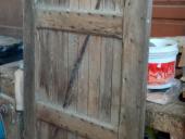 Porta vecchia legno grezzo retro