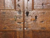 Dettaglio porta antica rustica