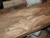 Dettaglio esplicativo di un'intervento di falegnameria.