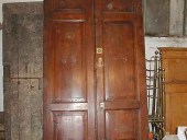 2)Portone vecchio in abete da restaurare.