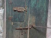 Portoncino antico arredamento interni, lato posterioreLato posteriore