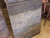 Portone antico in legno, rustico