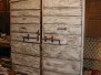 SD010 Portone trasformato in due porte singole Shabby.
