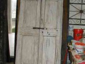 Porta antica in decapé-shabby chic naturale.