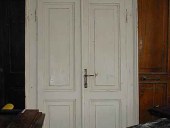 Porta liberty finita in shabby chic naturale.