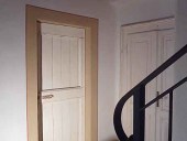 La porta antica liberty shabbata e collocata.