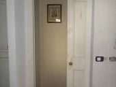 La scorrevole in shabby aperta.