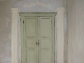 Stipo antico trasformato in shabby chic naturale