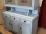 SD069  Vecchia credenza in olmo trasformata in shabby