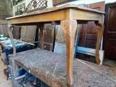 Tavola antica in shabby chic