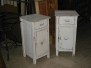 SDO24 Comodini vecchi in shabby chic naturale