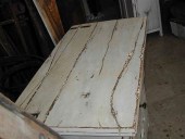 Piano della madia dopo lo shabby e l'anticatura