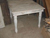 Tavolo antico in shabby.