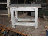Il tavolinetto vecchio riusato in shabby!