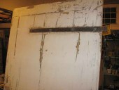 Portone in shabby lato posteriore