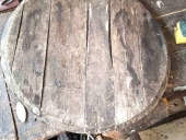Tavola energetica Reiki in legno antico